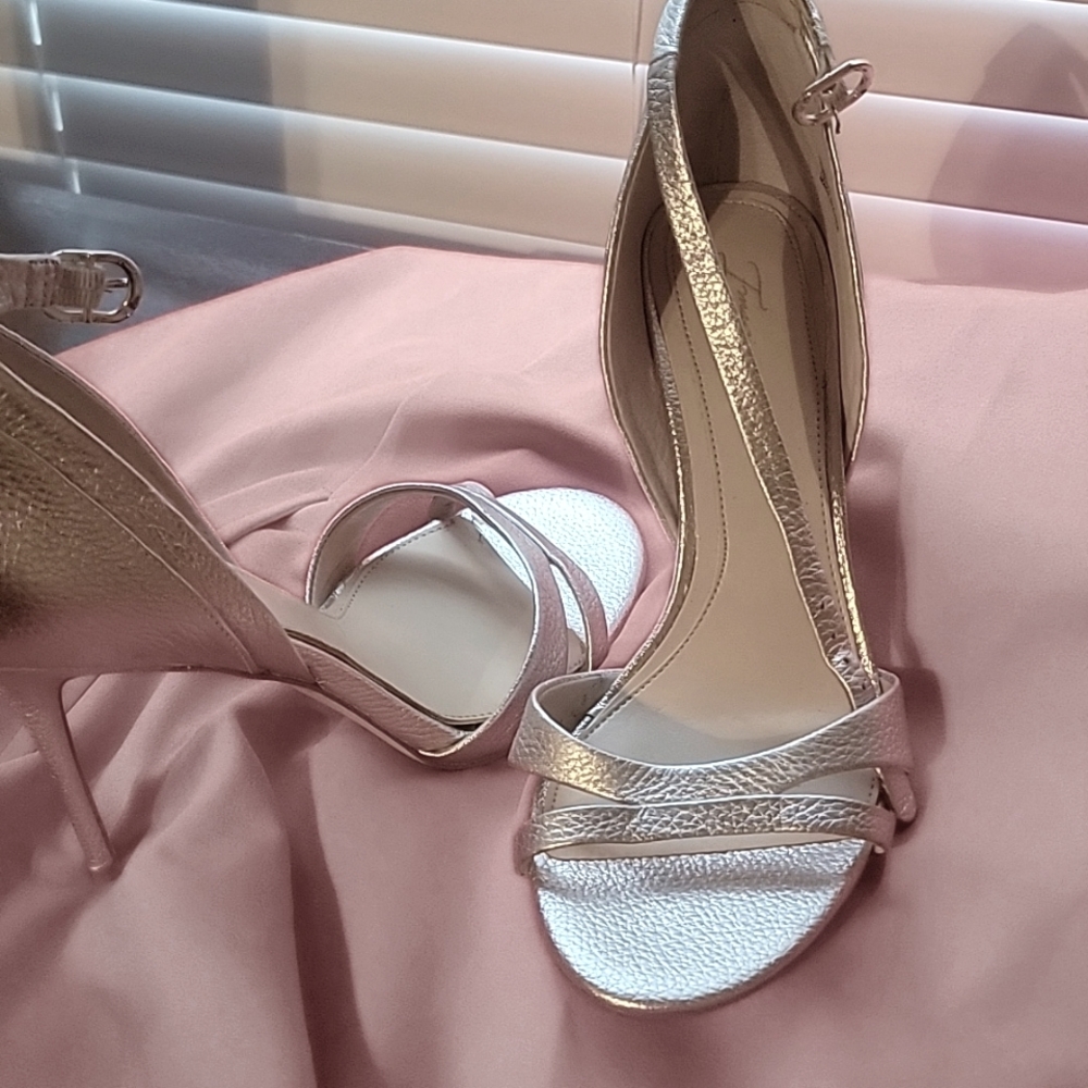 Silver heels